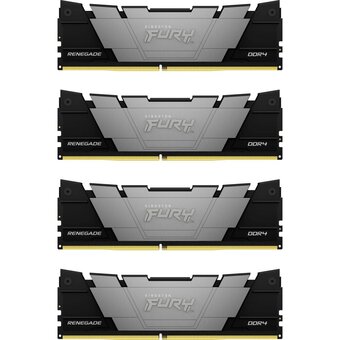  ОЗУ Kingston Fury Renegade Black KF432C16RB2K4/128 128GB3200MT/s DDR4 CL16DIMM (Kit of4) 