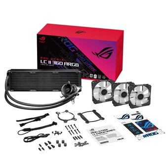 СВО ASUS Rog Strix LC II 360 ARGB/90RC00F1-M0UAY4 /AIO Cooler,Sigrid,ARGB Fan,Aura,AM5 