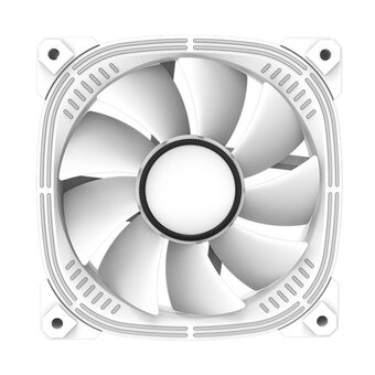  Вентилятор ALSEYE Luna-120-W-P White, 120x120x25mm, DC 12V, 650-1800RPM, 12VDC, 0.25A, 47.2CFM 