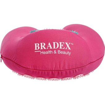  Массажная подушка Bradex KZ 0867 розовый/бирюзовый 