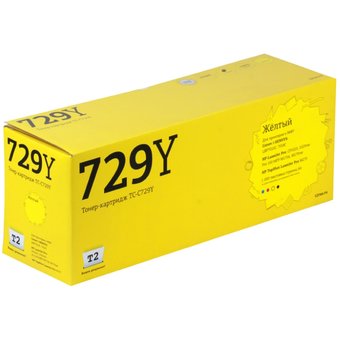  Картридж T2 729 (TC-C729Y) для Canon i-SENSYS LBP7010C/HP LJ Pro CP1025 (1000 стр) Желтый, с чипом 