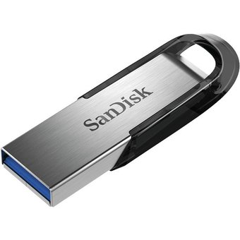  USB-флешка Sandisk 512Gb Cruzer Ultra Flair SDCZ73-512G-G46 USB3.0 серебристый/черный 