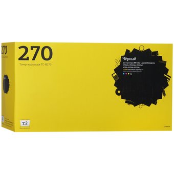  Картридж T2 CE270A TC-H270 для HP CLJ Enterprise CP5525/M750 (13500 стр) чёрный, с чипом, восст. 