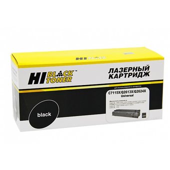  Картридж Hi-Black C7115X/Q2613X/Q2624X для LJ 1200/1300/1150, универсальный (4000стр) С ЧИПОМ (200 130 161) 