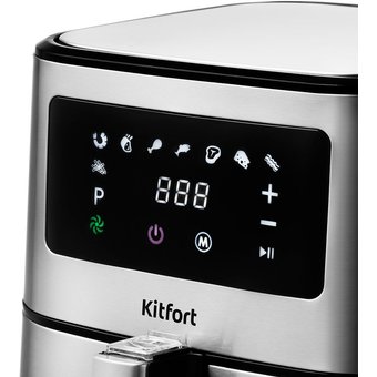  Аэрогриль Kitfort KT-2228 серебристый 