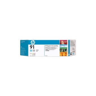  Картридж струйный HP 91 C9470A Pigment (775 мл) светло-голубой для DJ Z6100 