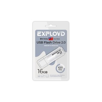  USB-флешка Exployd EX 16GB 620 White 