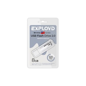  USB-флешка Exployd EX 8GB 620 White 