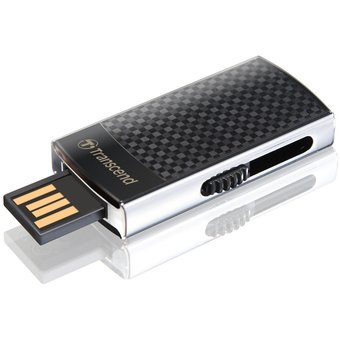  USB-флешка Transcend JetFlash 560 16GB USB 2.0, Хром/Черный (TS16GJF560) 