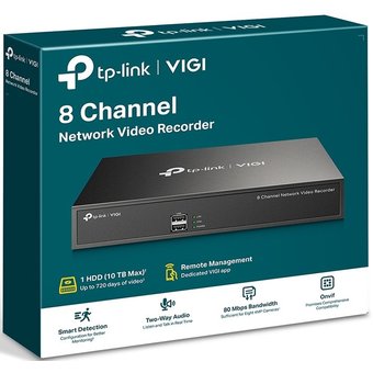  Видеорегистратор TP-Link NVR VIGI NVR1008H 