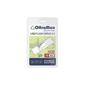  USB-флешка Oltramax OM 4GB 310 White 