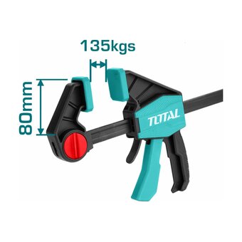  Струбцина быстрозажимная Total THT1346801 
