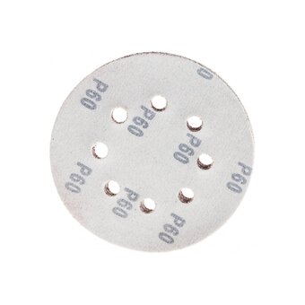  Круги абразивные Matrix 73803 на ворсовой подложке под липучку, перфорированные, P 60, 125 мм, 5 шт. 