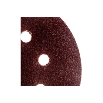  Круги абразивные Matrix 73803 на ворсовой подложке под липучку, перфорированные, P 60, 125 мм, 5 шт. 