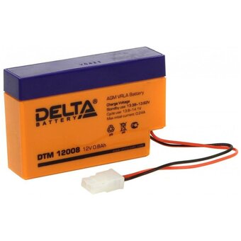  Батарея Delta DTM 12008 (12V 0.8Ah) 