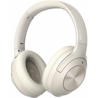  Гарнитура мониторные A4Tech Fstyler BH220 (BH220 Beige) бежевый беспроводные 