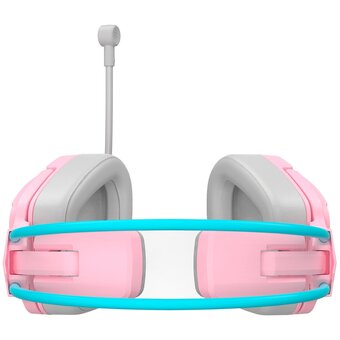  Наушники с микрофоном A4Tech Bloody G575 (G575 /Sky Pink/USB) розовый/голубой 