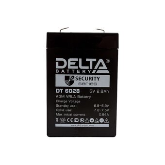  Батарея Delta DT 6028 (6V, 2.8Ah) 