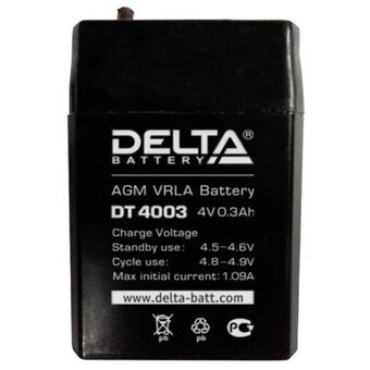  Аккумуляторная батарея Delta DT 4003 