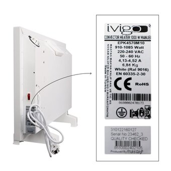  Электрический конвектор iVigo EPK4570M10 