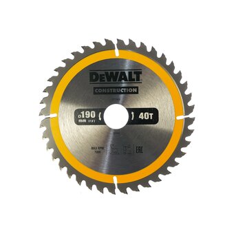  Пильный диск Dewalt Construct DT1945-QZ 190/30 40 ATB 