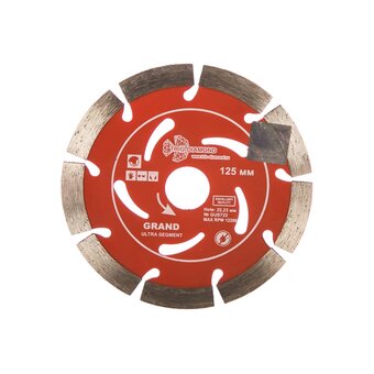  Диск алмазный отрезной TRIO-DIAMOND Grand hot press GUS722 125x22,23 