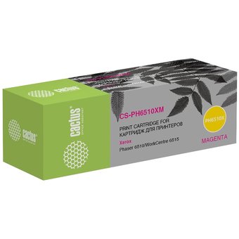  Тонер Картридж Cactus 106R03694 CS-PH6510XM пурпурный (4300стр.) для Xerox Phaser 6510/WC6515 