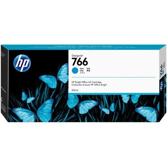  Картридж HP 766 P2V89A голубой для HP DesignJet XL 3600 MFP, 300 мл 