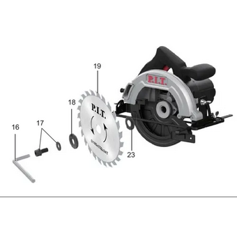  Пила циркулярная P.I.T. PKS185-C4 