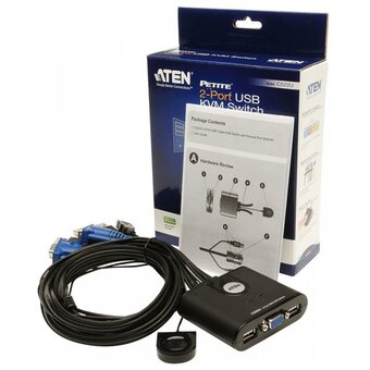  KVM-переключатель Aten CS22U-(A7) 2 Port USB KVM Switch 