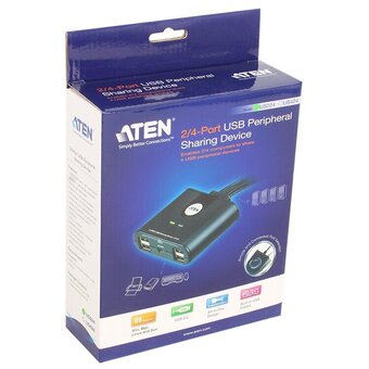  KVM-переключатель периферийного устройства Aten US224-AT USB2 
