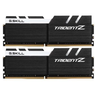  Оперативная память DDR4 G.Skill Trident Z 32GB (2x16GB kit) 3200MHz CL14 1.35V / F4-3200C14D-32GTZKW / Black-White 