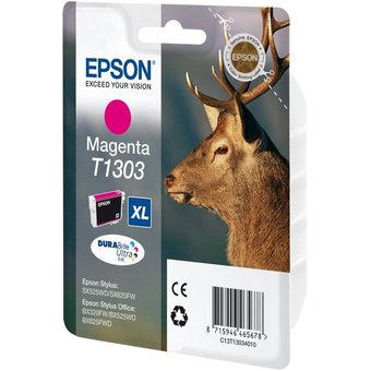  Картридж струйный Epson C13T13034010 пурпурный для Epson SX525WD/SX535WD/B42WD/BX320FW/BX625FWD/BX635FWD/WF-7015/7515/7525 
