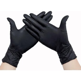  Перчатки EcoLat 3740/L нитриловые Black 100шт/уп р.L 