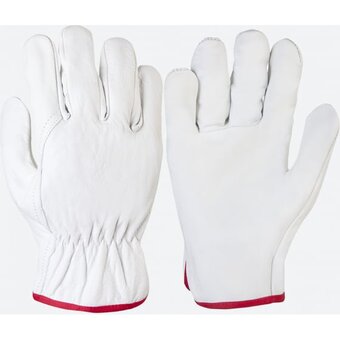  Перчатки кожаные Jeta Safety Smithcraft JLE421-8/M белый 