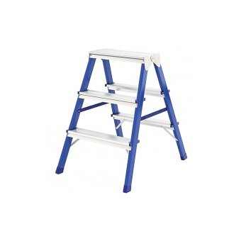  Лестница-стремянка FIT 65 392 стальная двусторонняя, 3 ступени, Н-67.5см, вес 4.0кг 