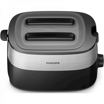  Тостер Philips HD2517/90 черный/серебристый 