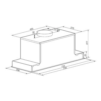  Вытяжка Graude LB 75.1 W белая 