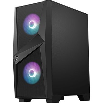  Корпус MSI MAG Forge 100R / mid-tower, ATX, tempered glass side panel / 2x A-RGB 120mm & 1x 120mm fans inc 