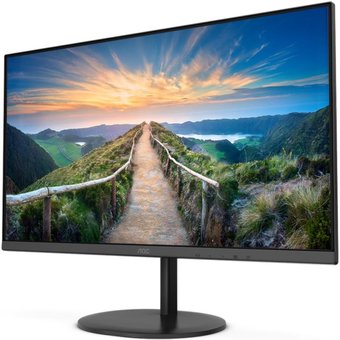  Монитор AOC Q27V4EA черный 