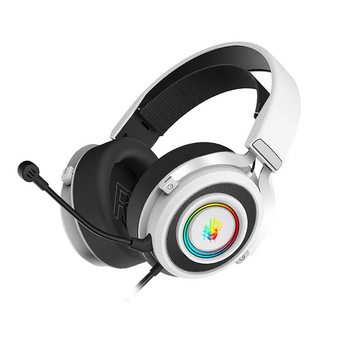 Наушники с микрофоном A4Tech Bloody G535 (G535 (Black+Silver) USB) черный/серебристый 