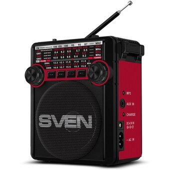  Портативный радиоприемник SVEN SRP-355 Red 