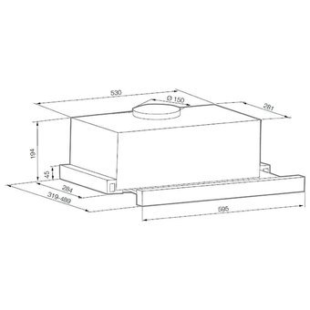  Вытяжка Graude DHF 60.0 EL 