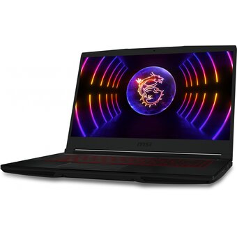  Ноутбук MSI GF63 Thin 12VE-1038XRU (9S7-16R821-1038) Core i5 12450H 16Gb SSD1Tb nVidia GeForce RTX4050 6Gb 15.6" IPS FHD (1920x1080) Free DOS black 