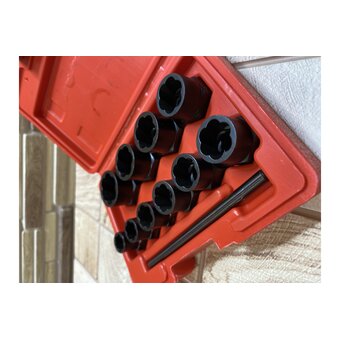  Набор головок-экстракторов высоких AV Steel AV-921089 9-19мм 