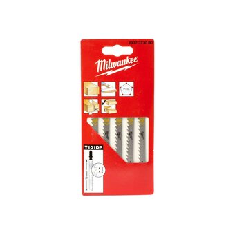  Пилочки для лобзика Milwaukee 4932373080 T101DP 75мм 5штук 
