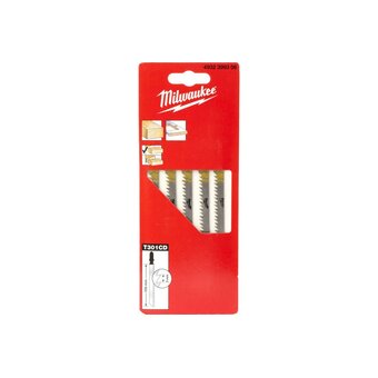  Пилочки для лобзика Milwaukee 4932399306 T301CD 105мм 5 штук 