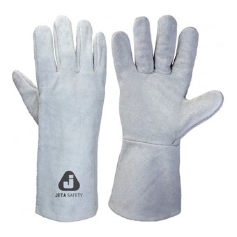  Краги сварщика Jeta Safety JWK101 Light JWK101-XL с крагой из спилковой кожи р.10/XL серый 