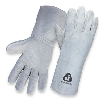  Краги сварщика Jeta Safety JWK101 Light JWK101-XL с крагой из спилковой кожи р.10/XL серый 