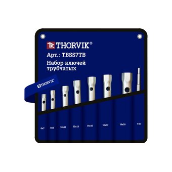 Набор ключей трубчатых THORVIK TBSS7TB в сумке 